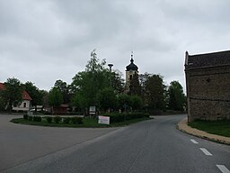 Kyrktorget i Päwesin.