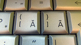 Román betűk számítógép billentyűzetén