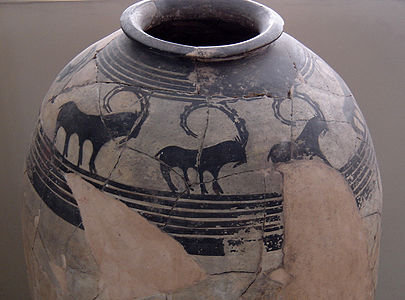 Gerro de ceràmica, mil·lenni IV aC