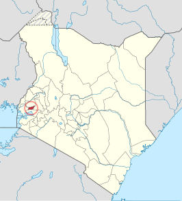 Kaart van Vihiga County