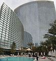 A pool at Aria