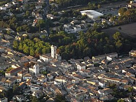 Gezicht op Lunel-Viel