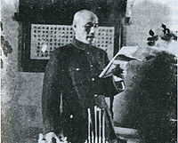 政治協商会議での蔣介石（1946年）