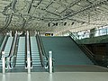 Delft, Rolltreppe am Eingang des Bahnhofs