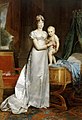 Napoleón II no colo da súa nai María Luísa de Habsburgo