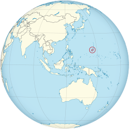 Localização da Guam / Guame