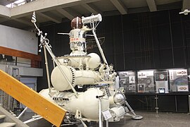 Luna 16 at the Tsiolkovsky State Museum of the History of Cosmonautics