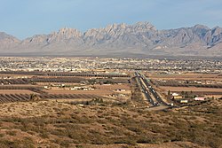 Las Cruces, con i Monti Organ sullo sfondo