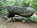 Le dolmen dit la Pierre couverte.