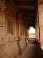 A profile of the Durga temple mantapa (hall)