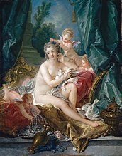 フランソワ・ブーシェ「ヴィーナスの化粧（The Toilet of Venus）」1751年