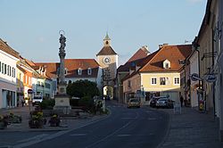 Obdach főtere