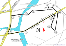 Townsville (Australia) street circuit track map.svg