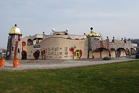 Bazarhalo de Hundertwasser en Altenrhein