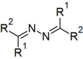 Formule générale des azines, famille de dérivés de l'hydrazine