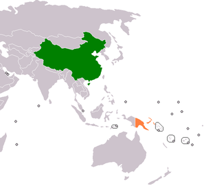 Китай и Папуа — Новая Гвинея