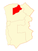 Map of Camiña in Tarapacá Region