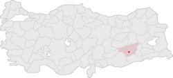 Vị trí của Diyarbakır