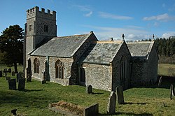 All Saints Church, Eggesford, viewed from the south-east