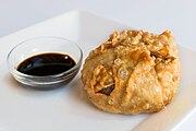 A deep-fried South Melbourne dim sim