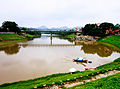 Kỳ Lừa Bridge spans across Kỳ Cùng River