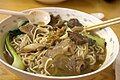 Lanzhou lamian featuring tripe