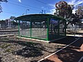 Bike shelter constructed in 2019