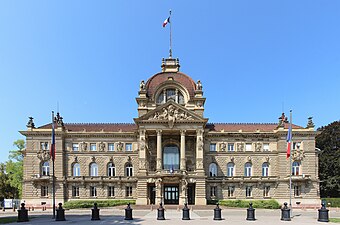 Palais du Rhin à Strasbourg (est de la France), 1883-1888.