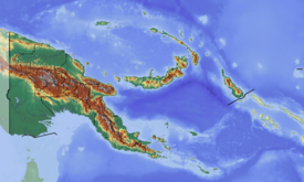 Земля Кайзера Вільгельма. Карта розташування: Папуа Нова Гвінея