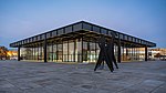 Neue Nationalgalerie i Berlin blev ett av få projekt i Tyskland efter andra världskriget för Mies van der Rohe.