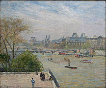 Le Louvre, printemps, 1901 Camille Pissarro La Boverie, Liège.