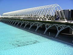 Vue extérieure de L'Umbracle.