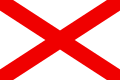 Drapeau de la Bourgogne (croix de saint André).