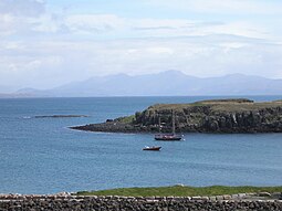 The north end of Eilean Chathastail from Eigg