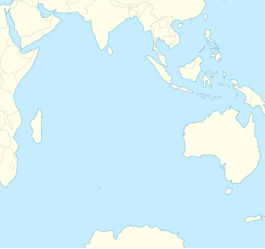 Принс-Едуард. Карта розташування: Індійський океан