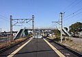 駅ホーム（2022年2月）