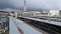 The station seen over the canopies (marchionesses renovated).