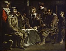Campesinos bebiendo, de Louis Le Nain (1642)