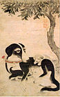 Ї Ам (1499-?), Собака-матір, XV ст, Національний центральний музей Кореї