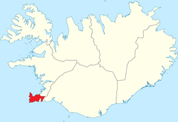 Suðurnes – Localizzazione