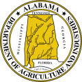 نشان رسمی از وزارت آلاباما کشاورزی و صنایع