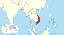 เขตปกครองของเวียดนามใต้ในเอเชียตะวันออกเฉียงใต้ตามการประชุมที่เจนีวาปี พ.ศ. 2497