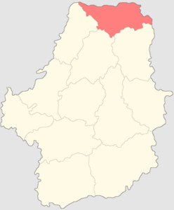 Каширский уезд на карте