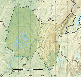 Vêde dessus la mapa topografica de l’En