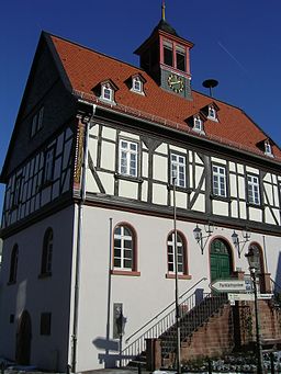 Det gamla stadshuset i Bad Vilbel.