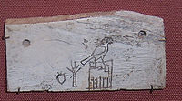 Ivory label inscribed with the serekh of Hor-Aha and bearing the name of his wife Benerib.