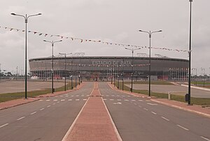 Das Estadio de Bata im Januar 2012