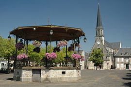 The main square of the town