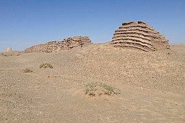 Ruines de la Grande Muraille à Yumenguan.