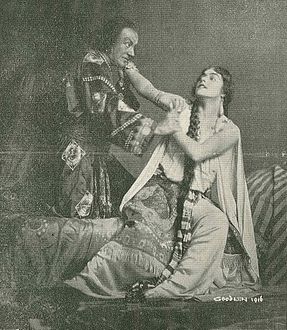 Ivan Hedqvist och Signe Kolthoff Judith på Dramaten 1916.